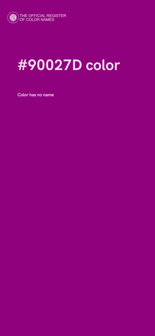 #90027D color image