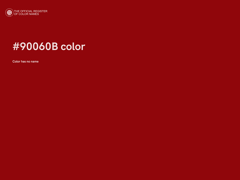 #90060B color image