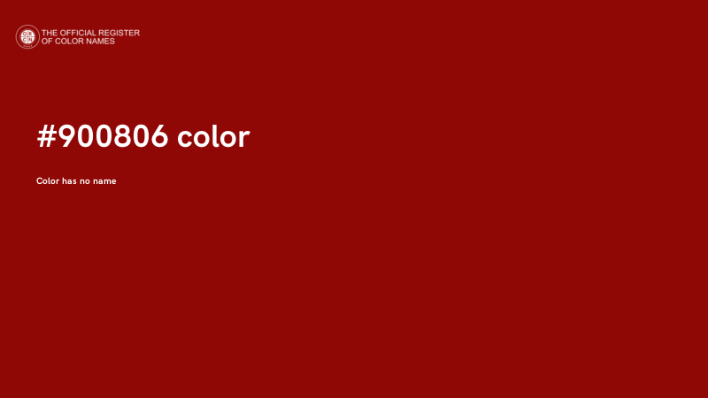 #900806 color image