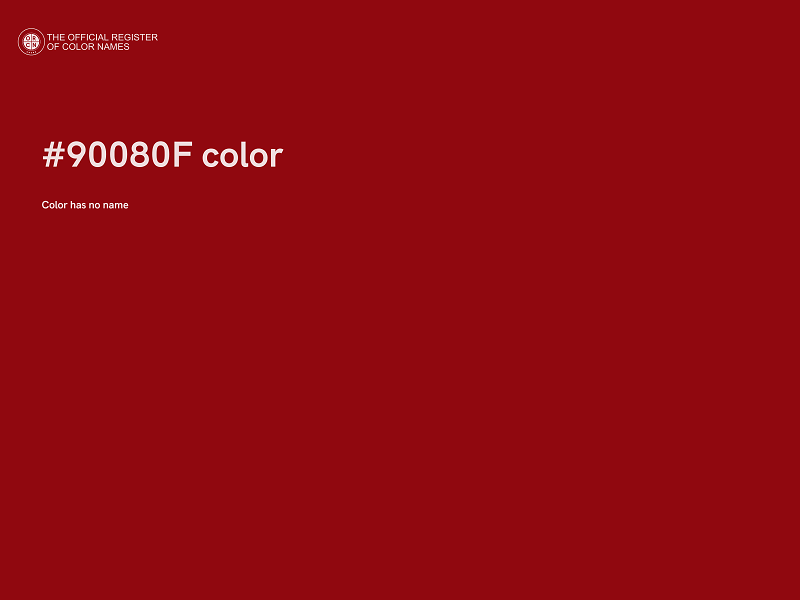 #90080F color image