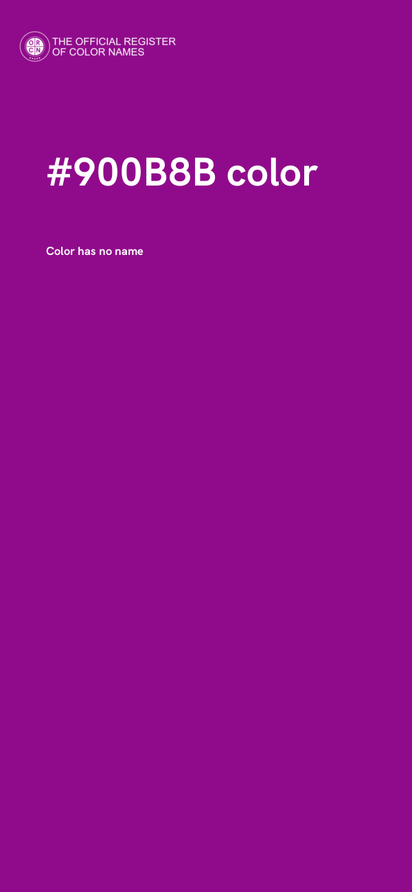 #900B8B color image