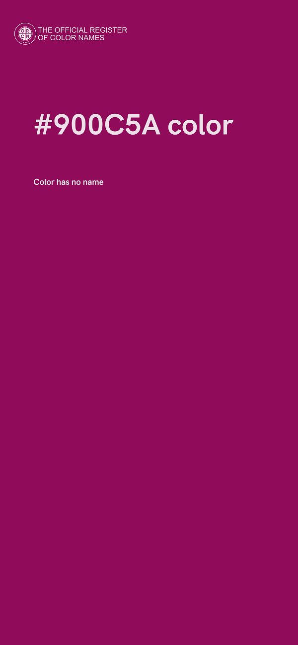 #900C5A color image