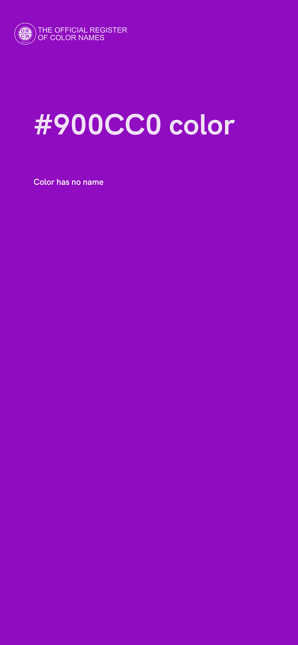 #900CC0 color image