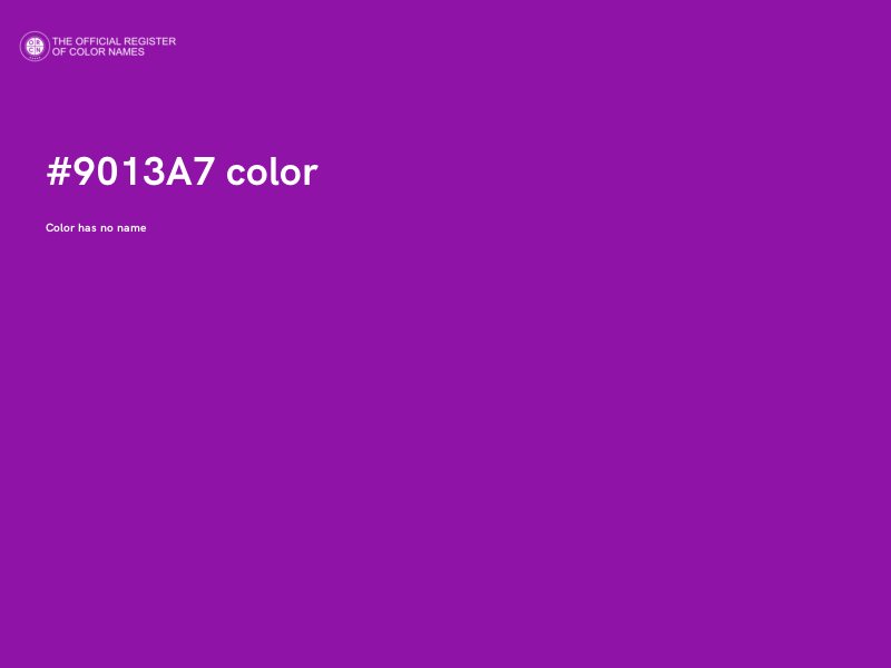 #9013A7 color image