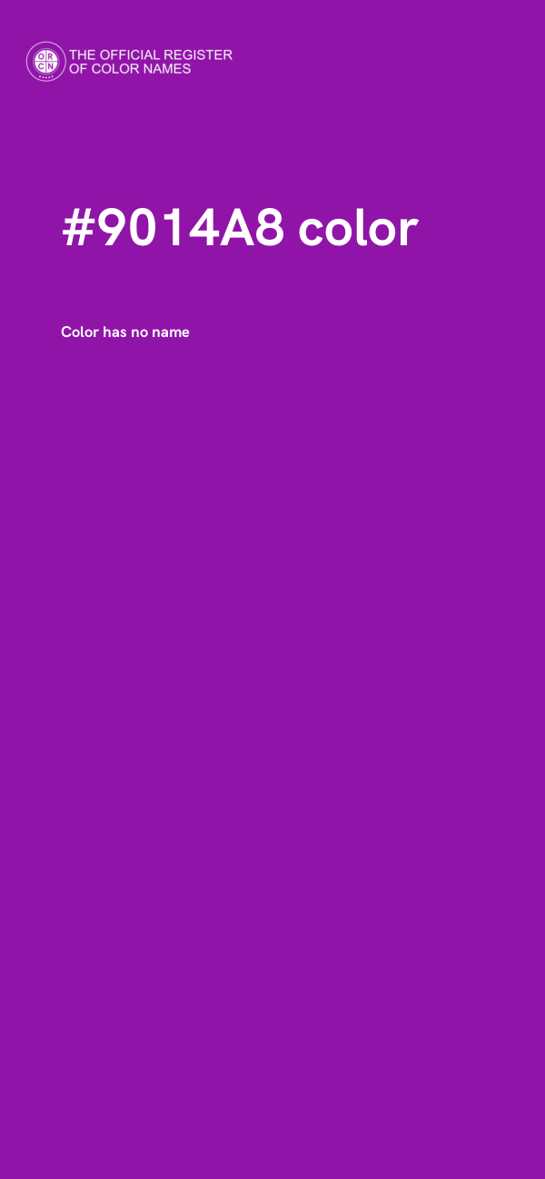 #9014A8 color image