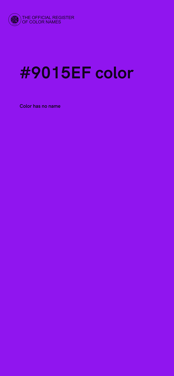 #9015EF color image