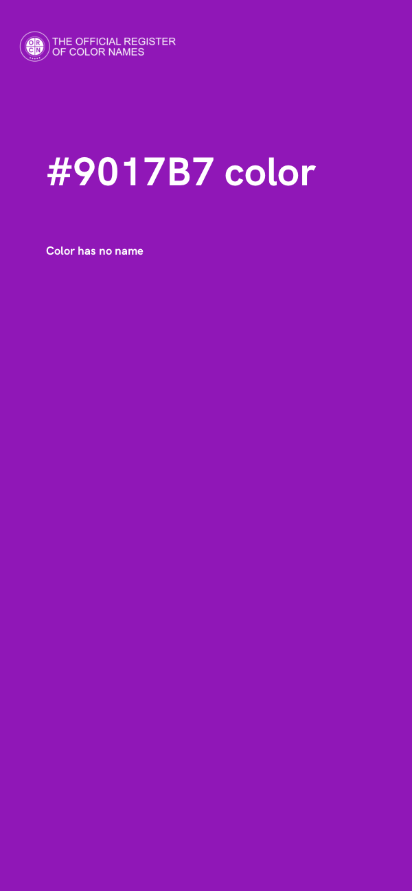 #9017B7 color image