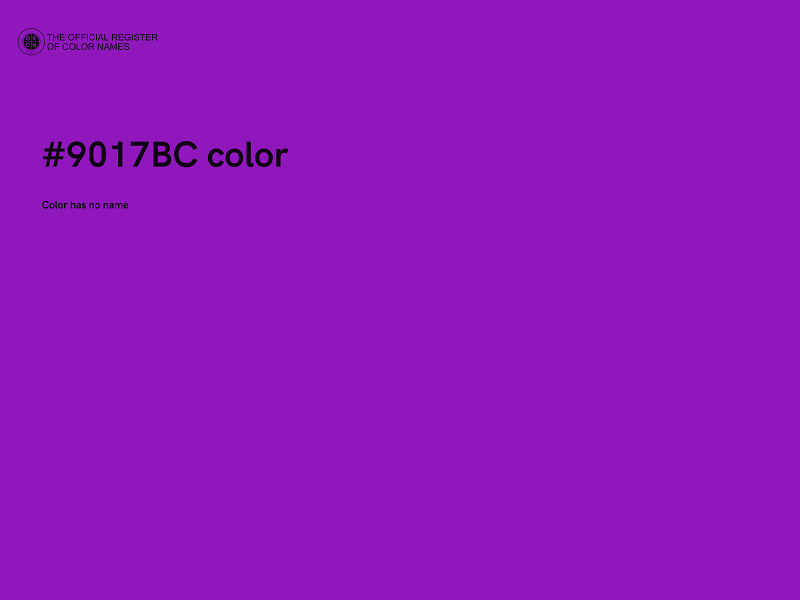 #9017BC color image