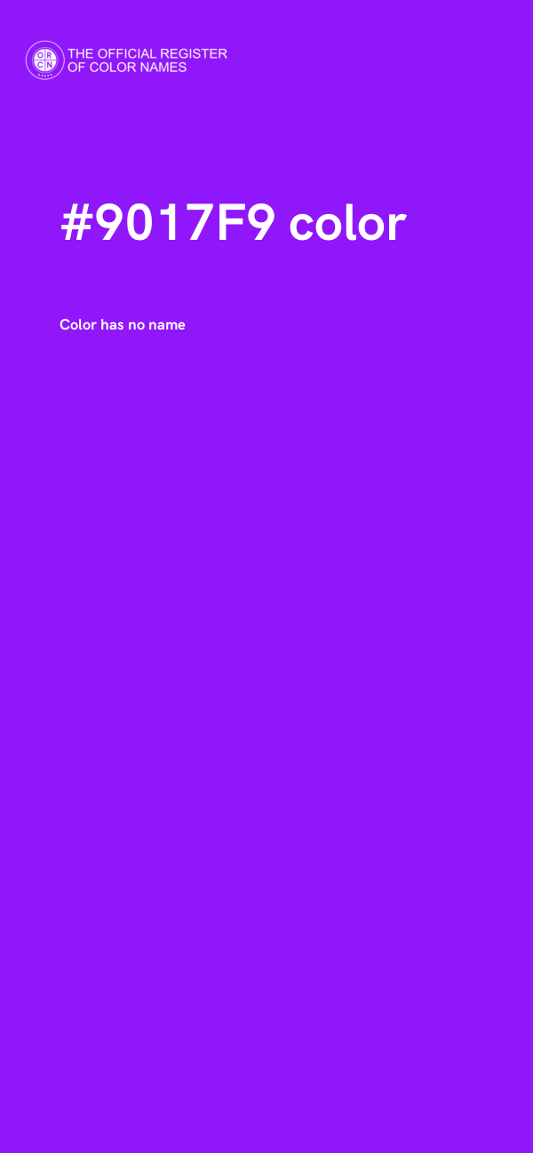 #9017F9 color image