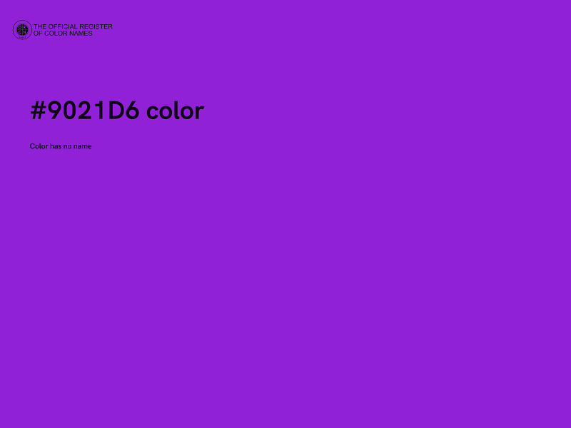 #9021D6 color image