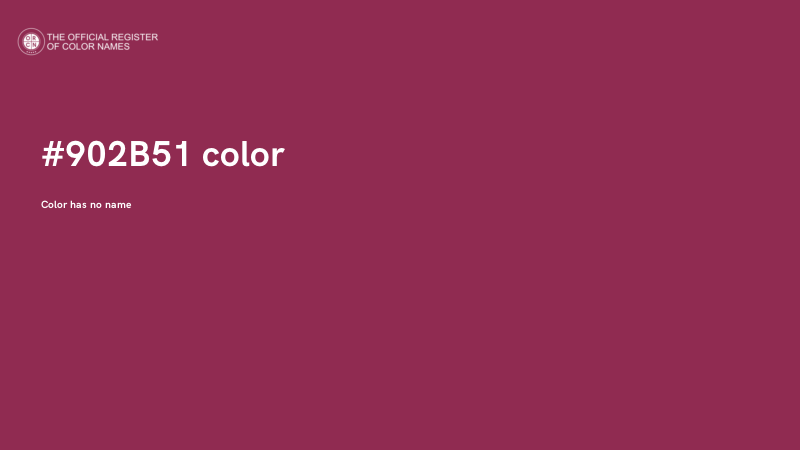 #902B51 color image