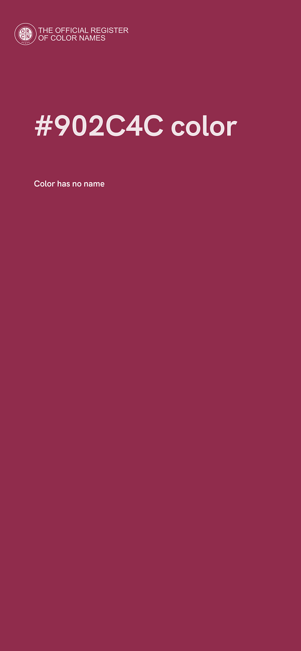 #902C4C color image