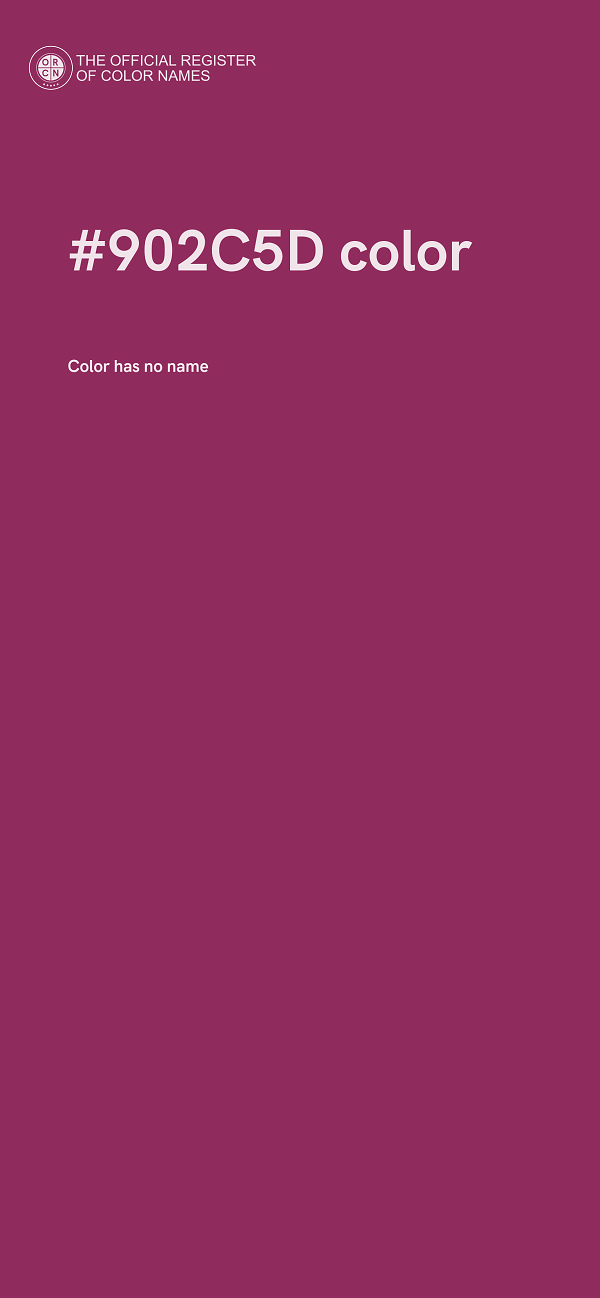 #902C5D color image