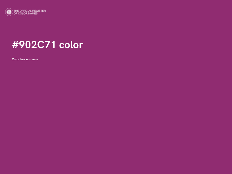 #902C71 color image