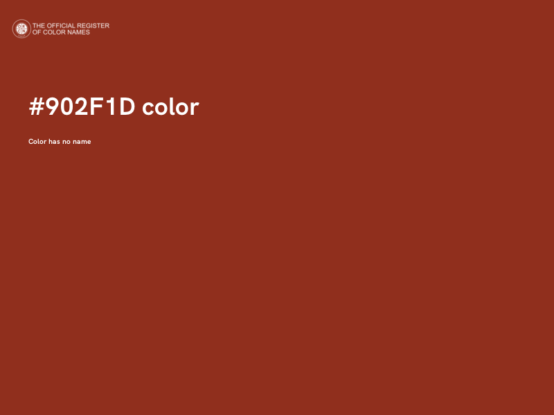 #902F1D color image