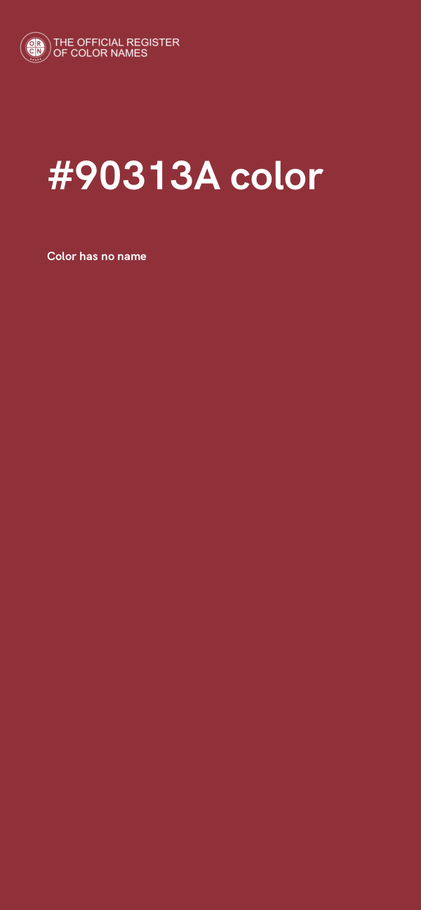 #90313A color image
