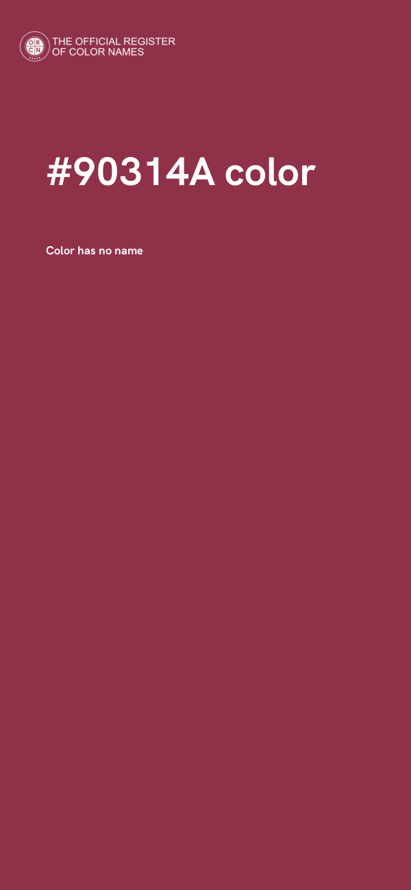 #90314A color image