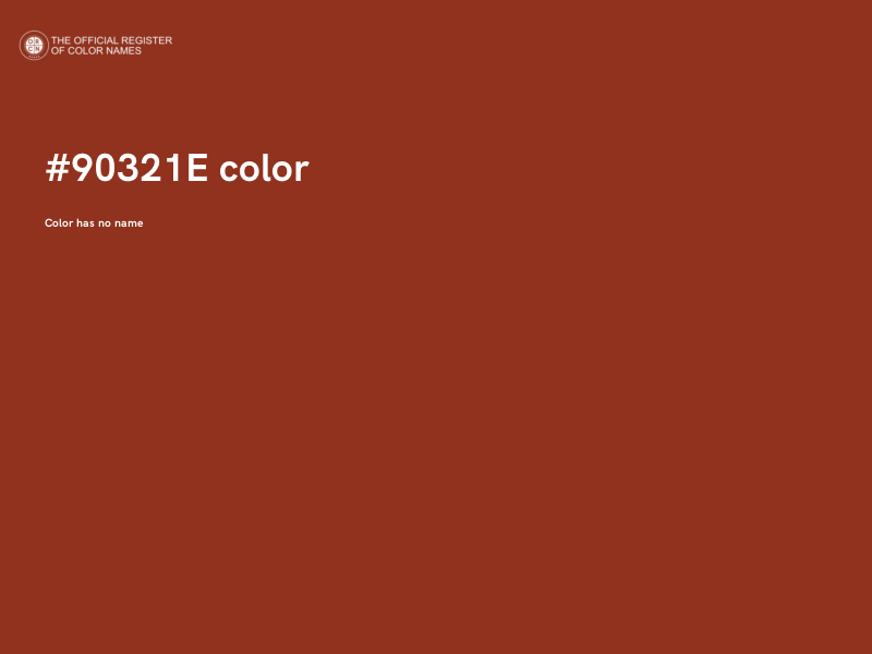 #90321E color image