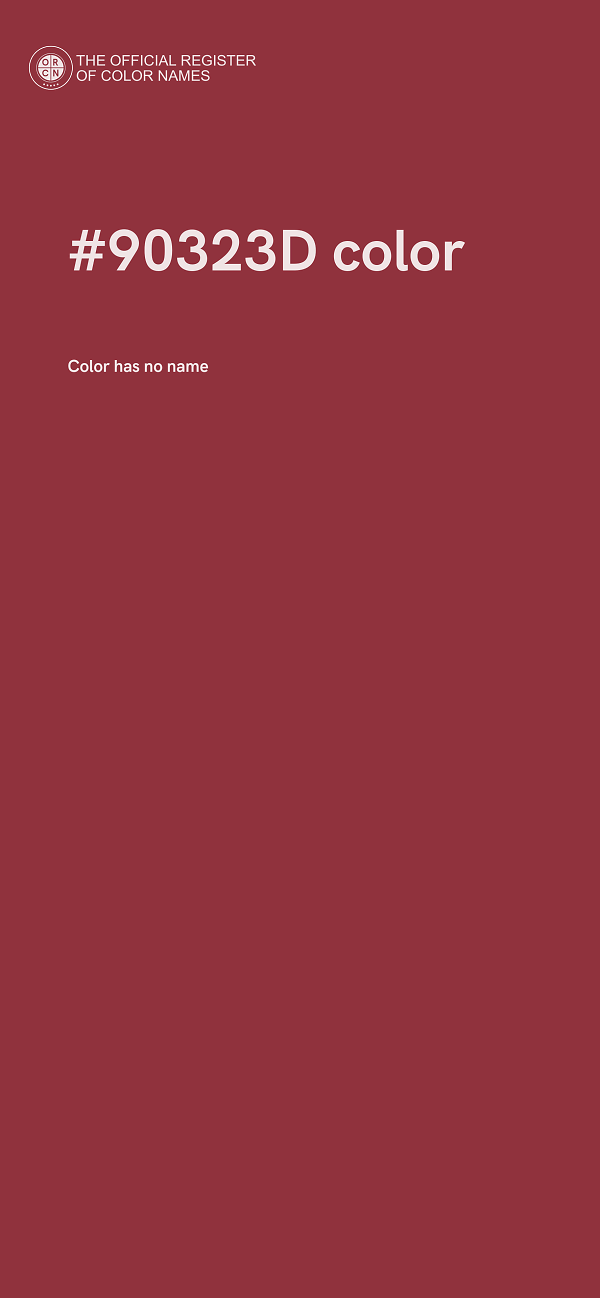 #90323D color image