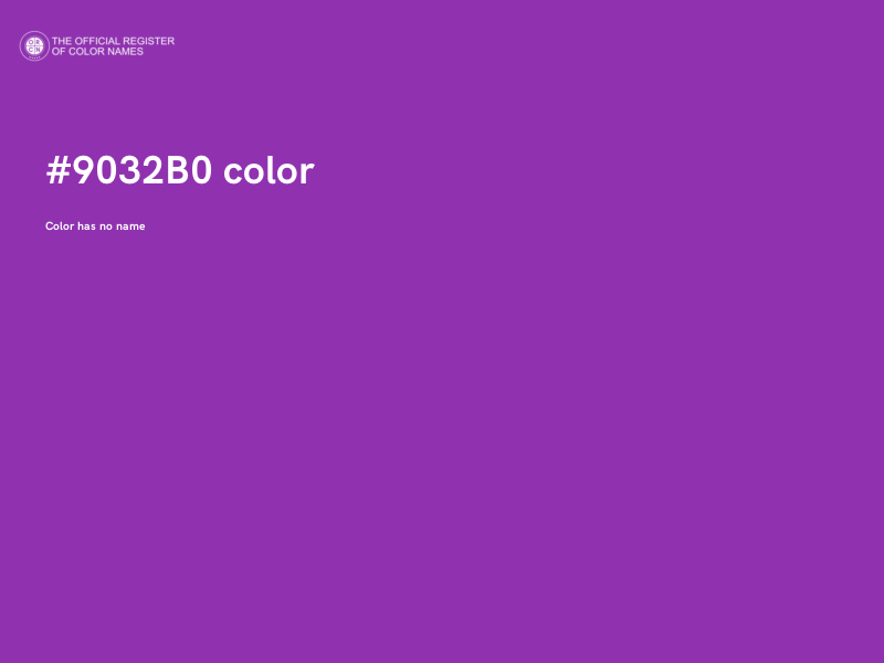 #9032B0 color image