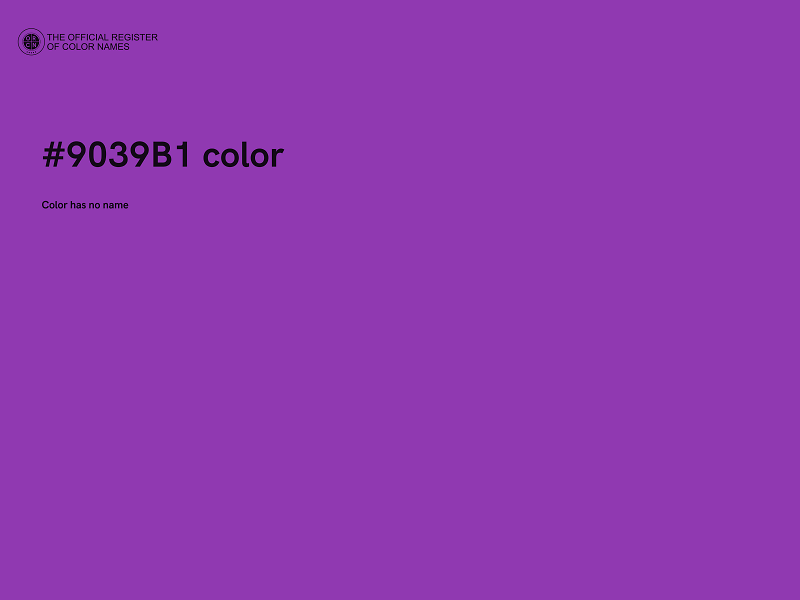 #9039B1 color image