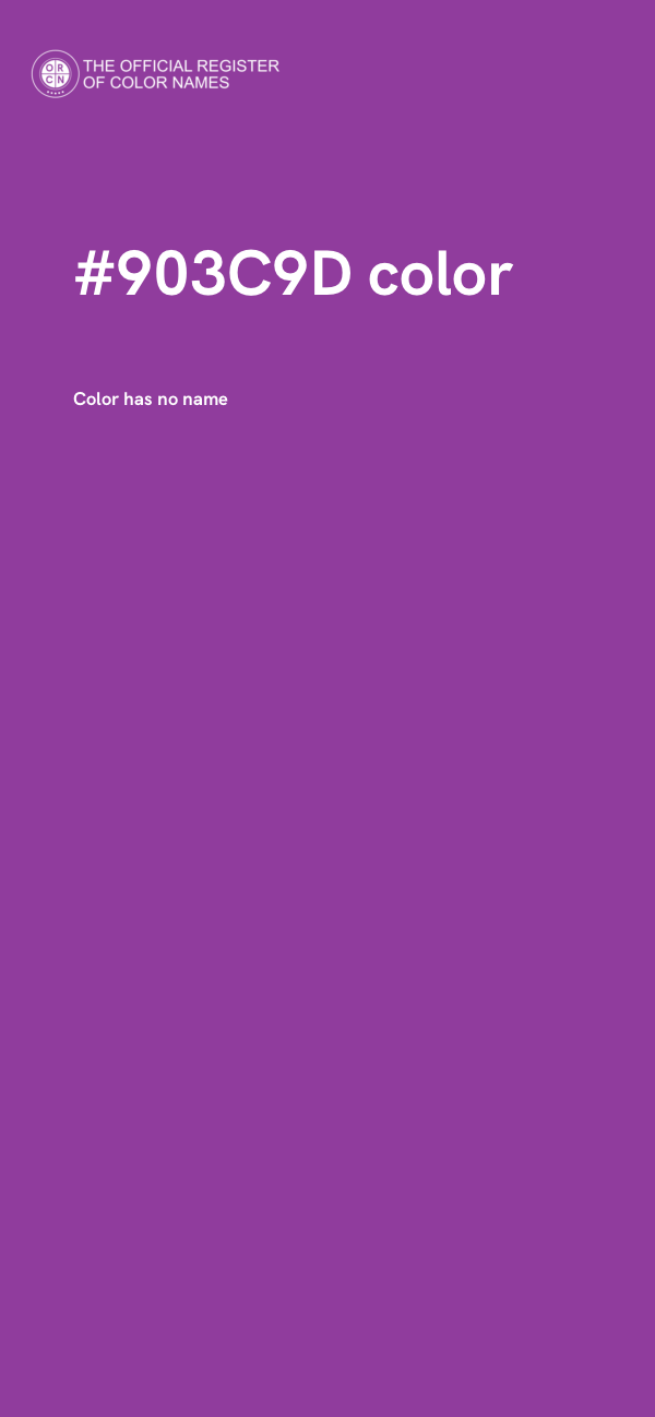 #903C9D color image