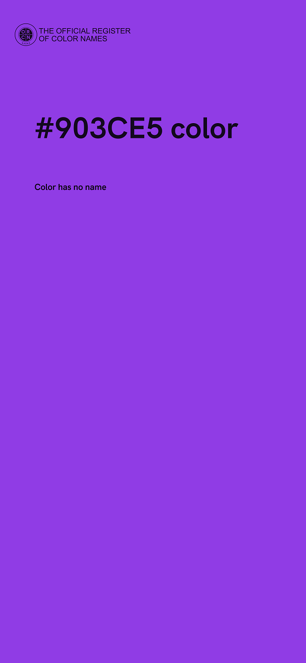 #903CE5 color image