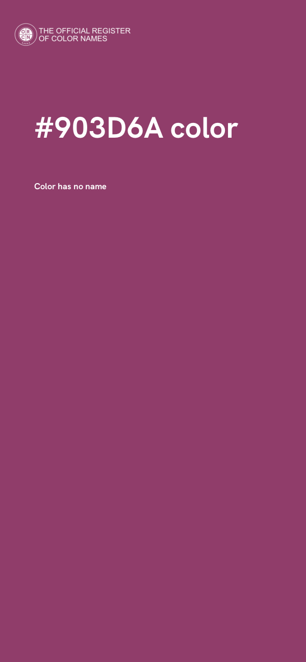 #903D6A color image