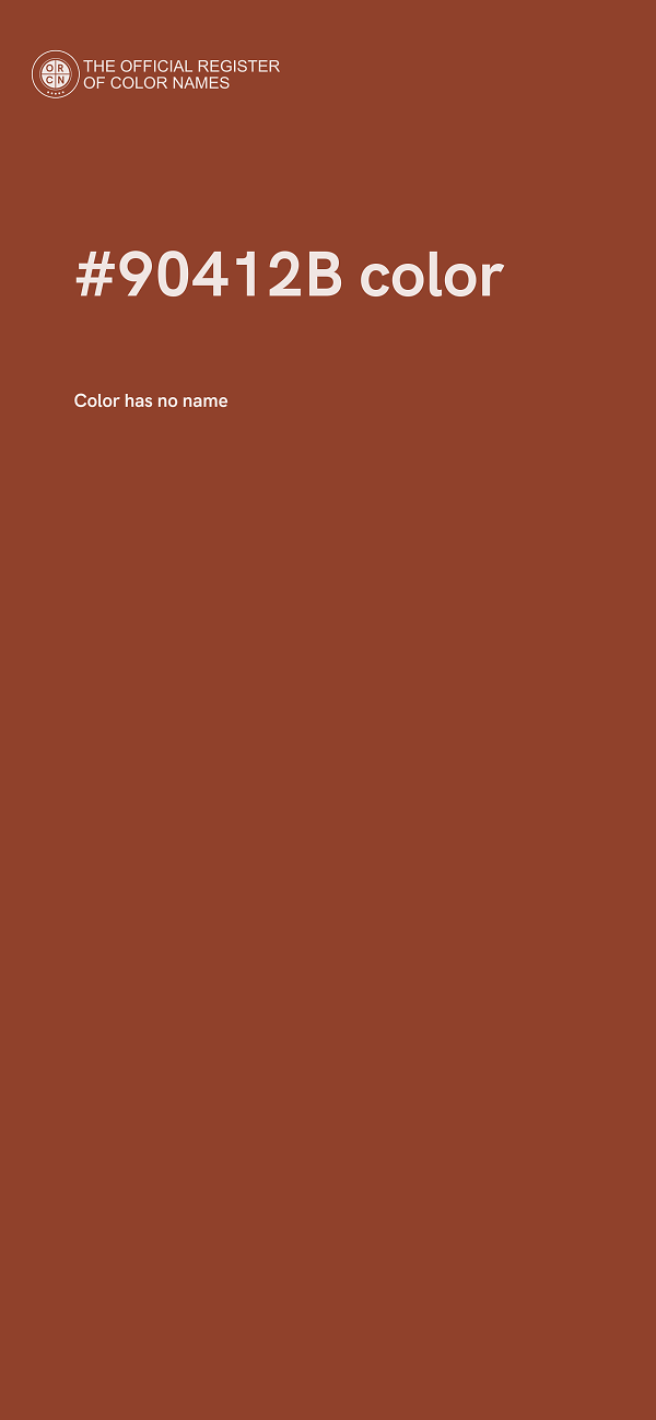 #90412B color image