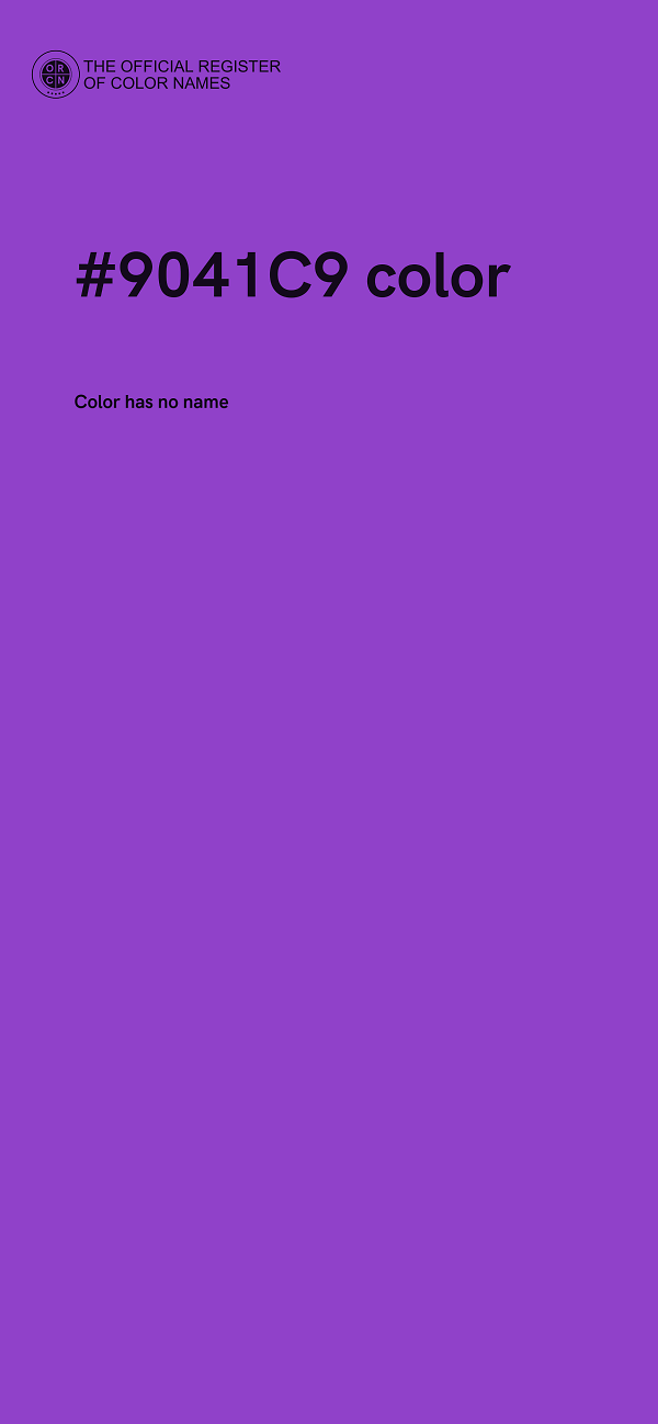#9041C9 color image