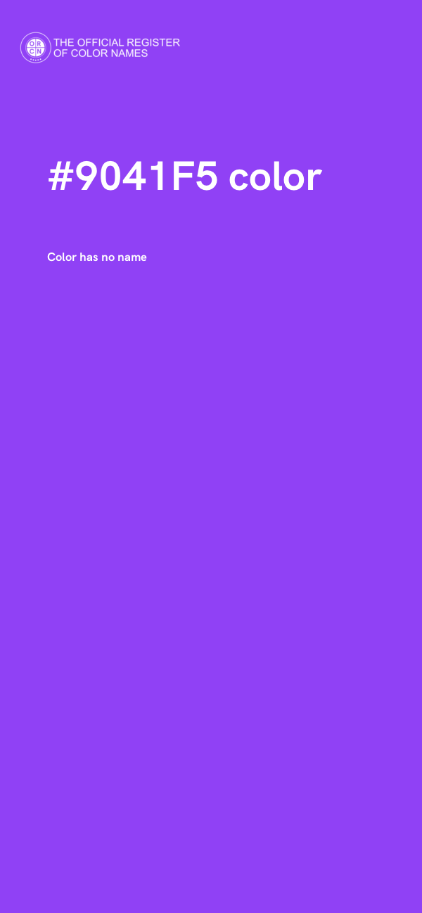 #9041F5 color image