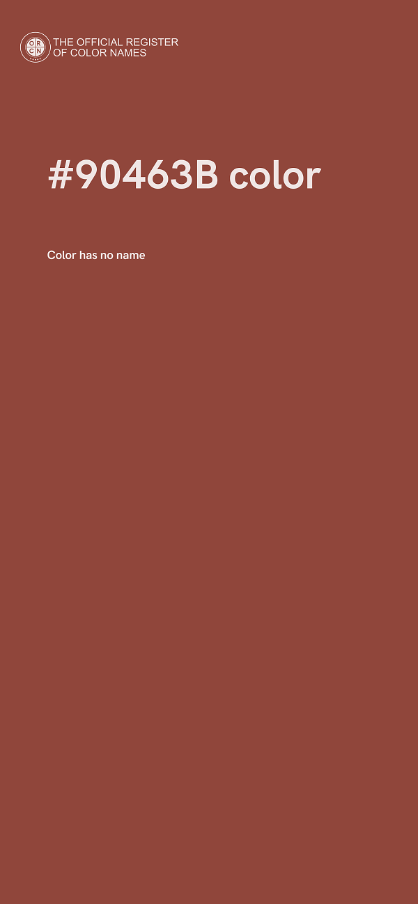 #90463B color image