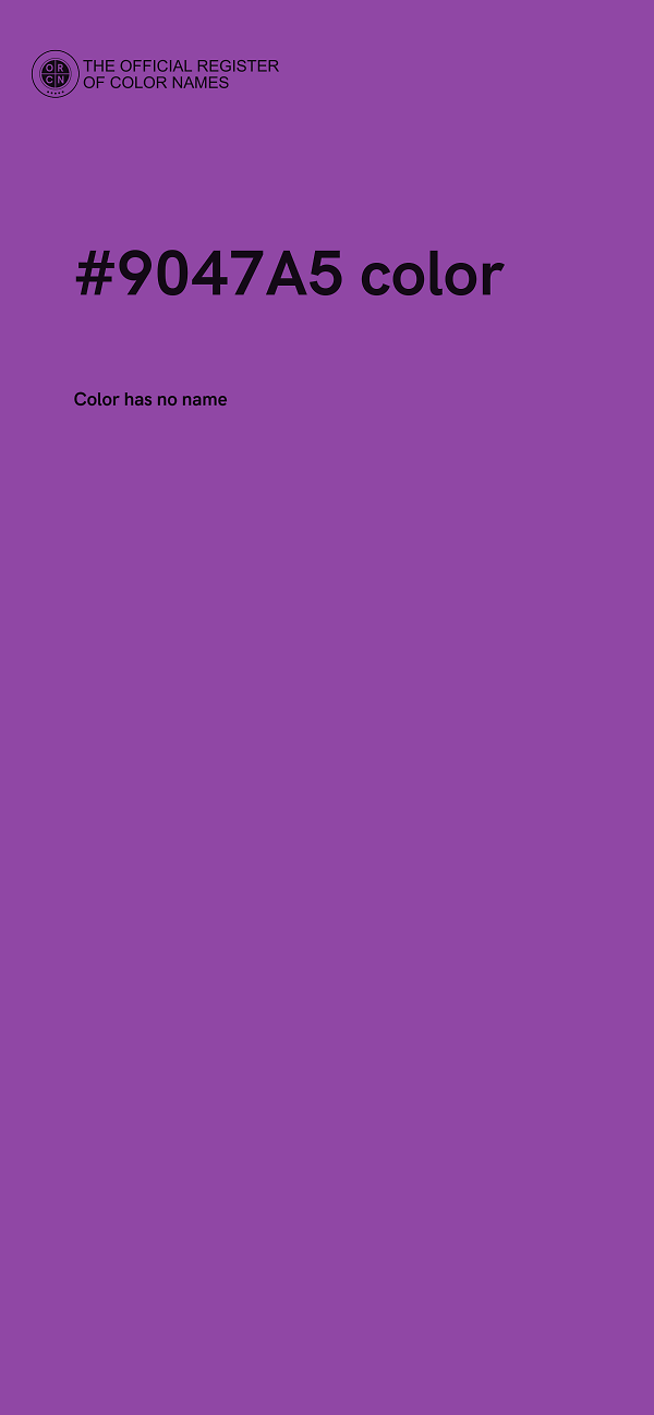 #9047A5 color image