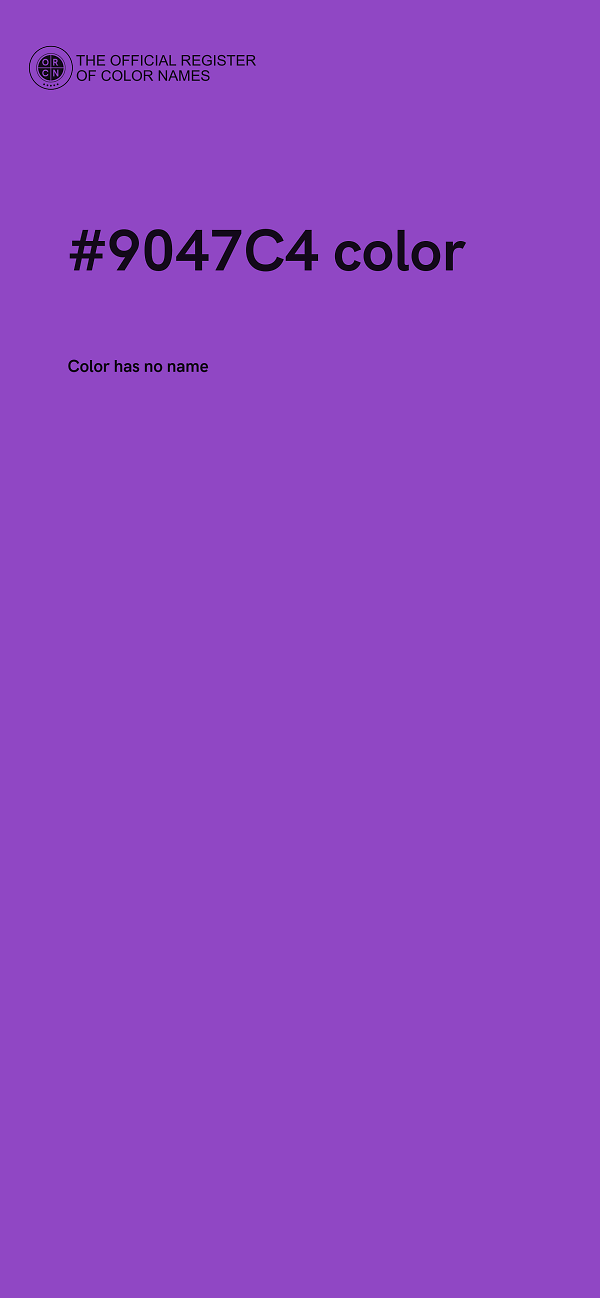 #9047C4 color image