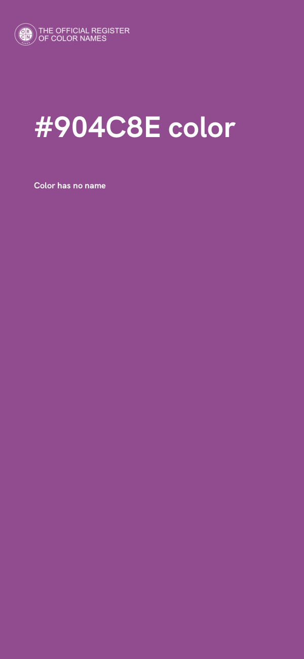 #904C8E color image