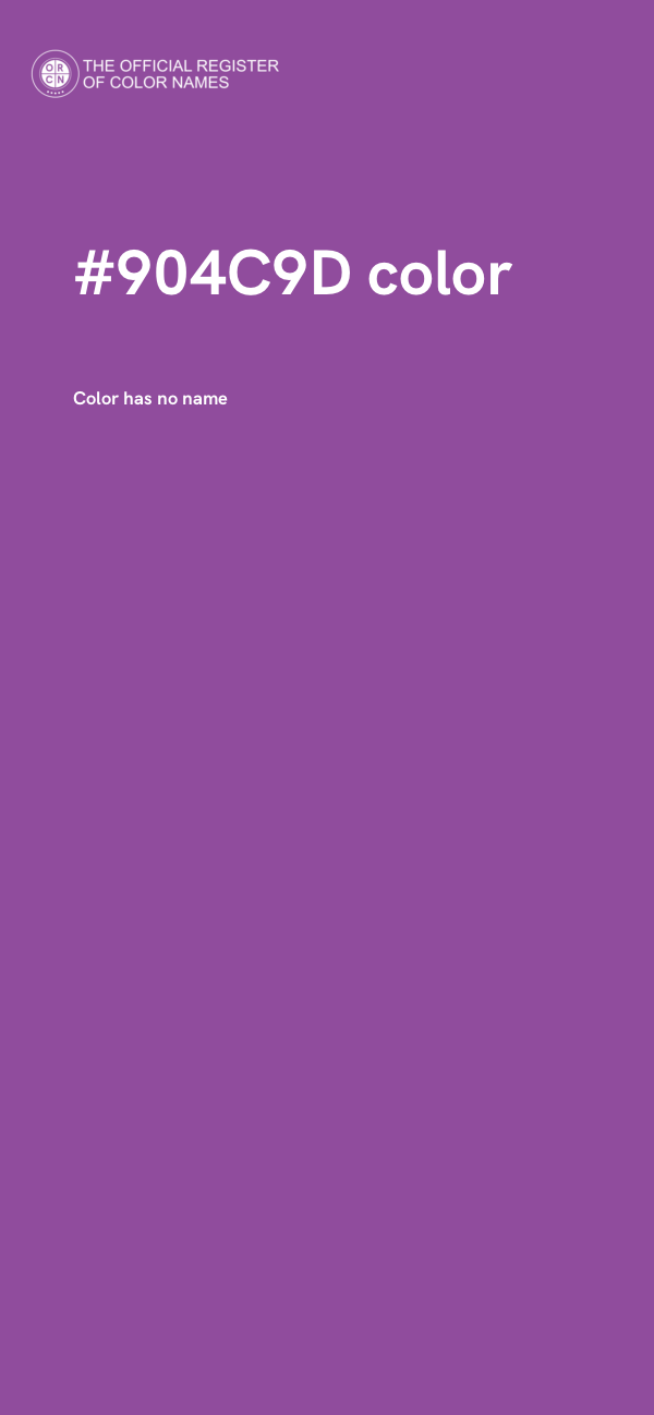 #904C9D color image