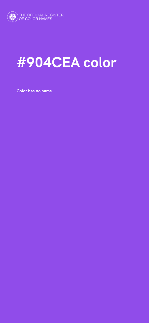 #904CEA color image