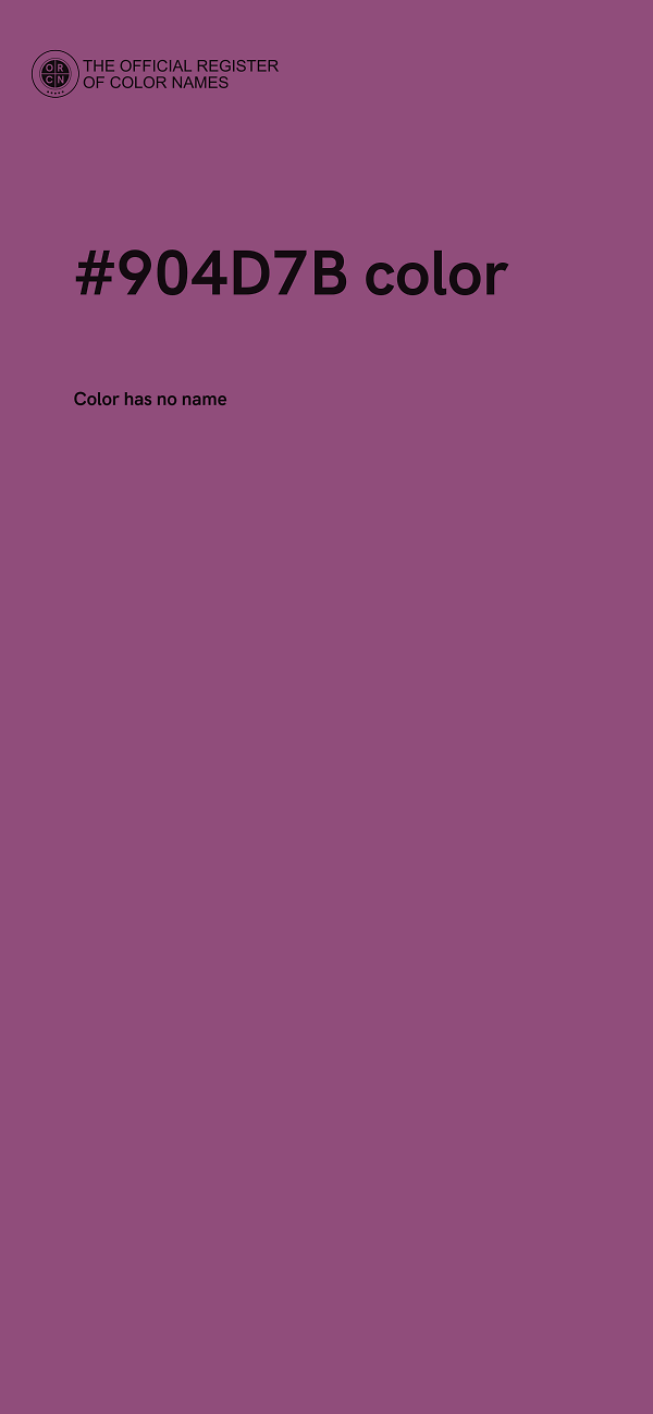 #904D7B color image