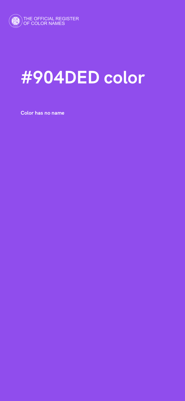 #904DED color image