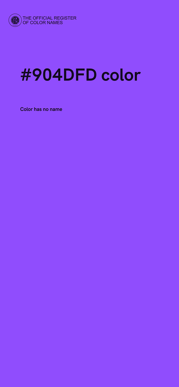 #904DFD color image