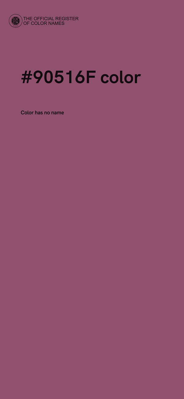 #90516F color image