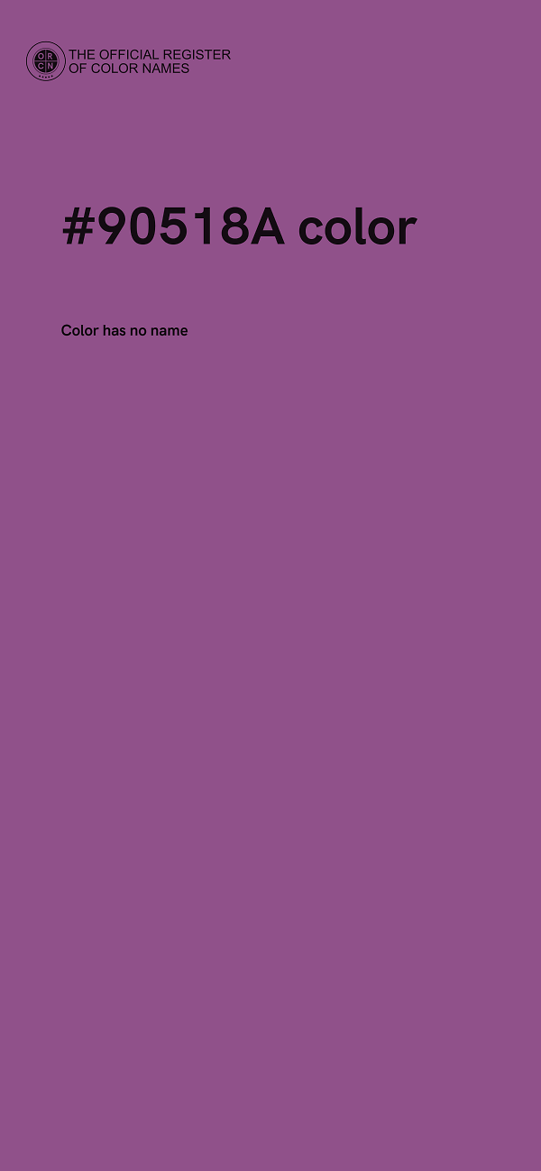 #90518A color image