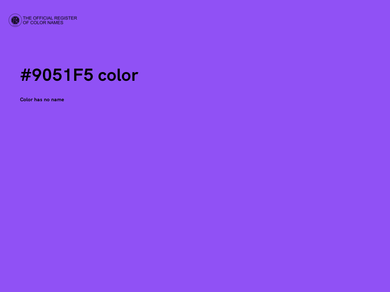 #9051F5 color image