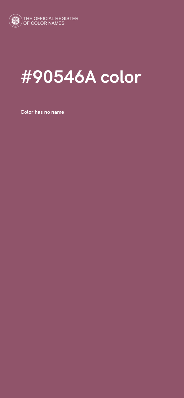 #90546A color image