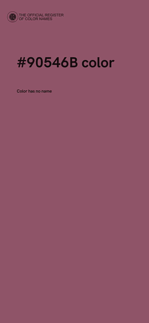 #90546B color image