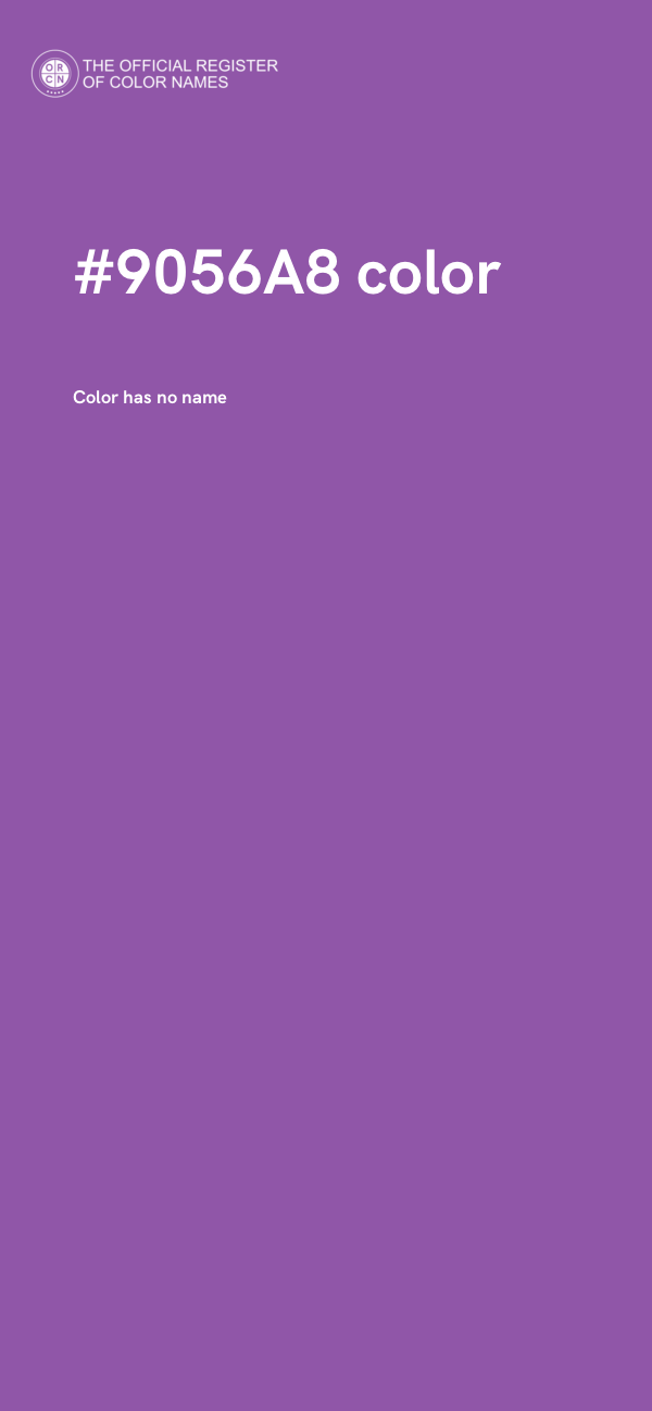 #9056A8 color image