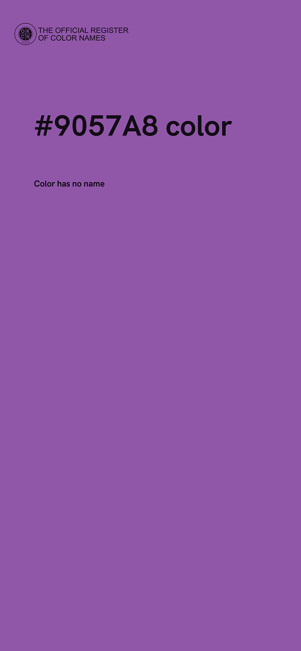 #9057A8 color image