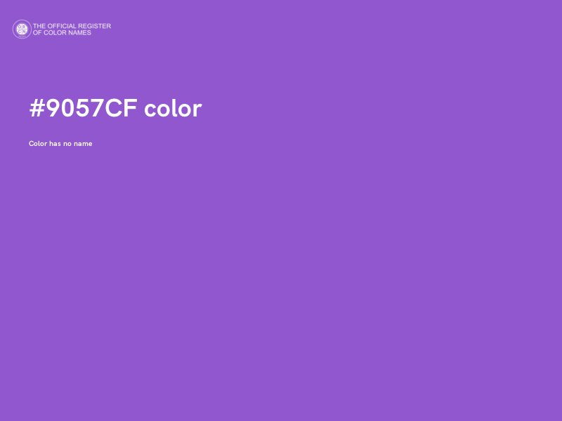 #9057CF color image