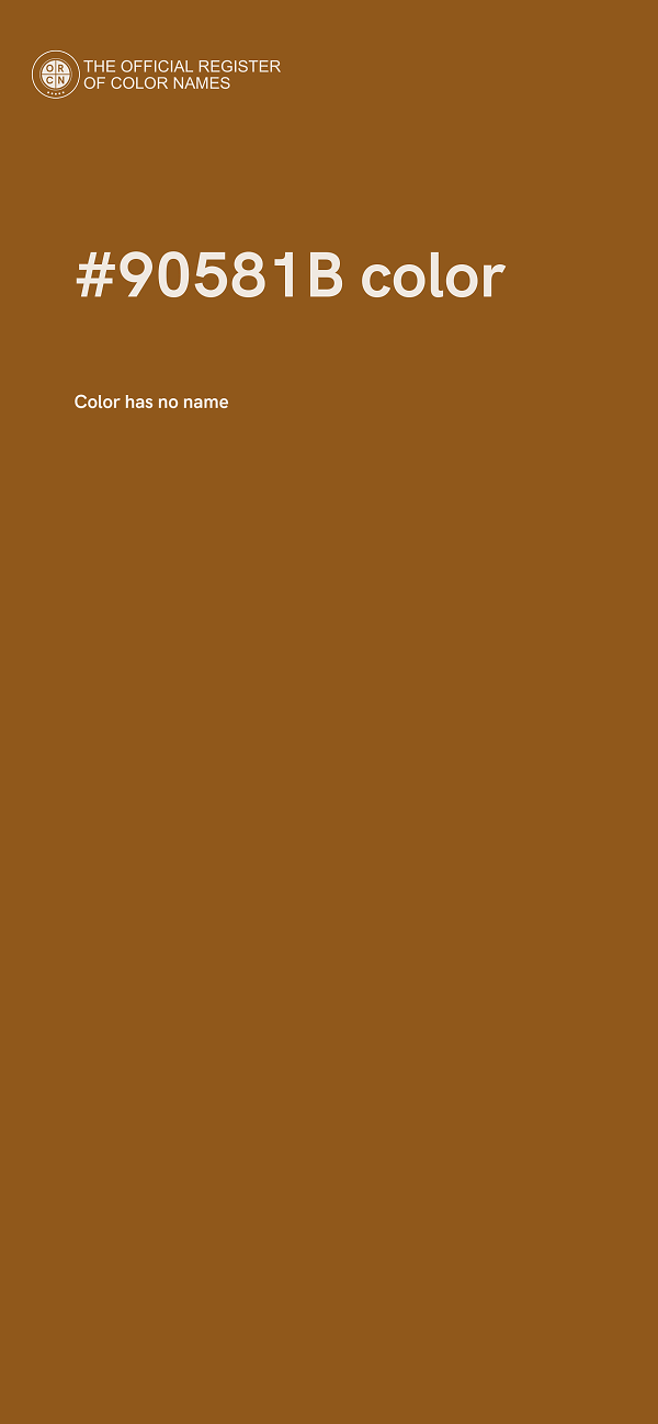 #90581B color image