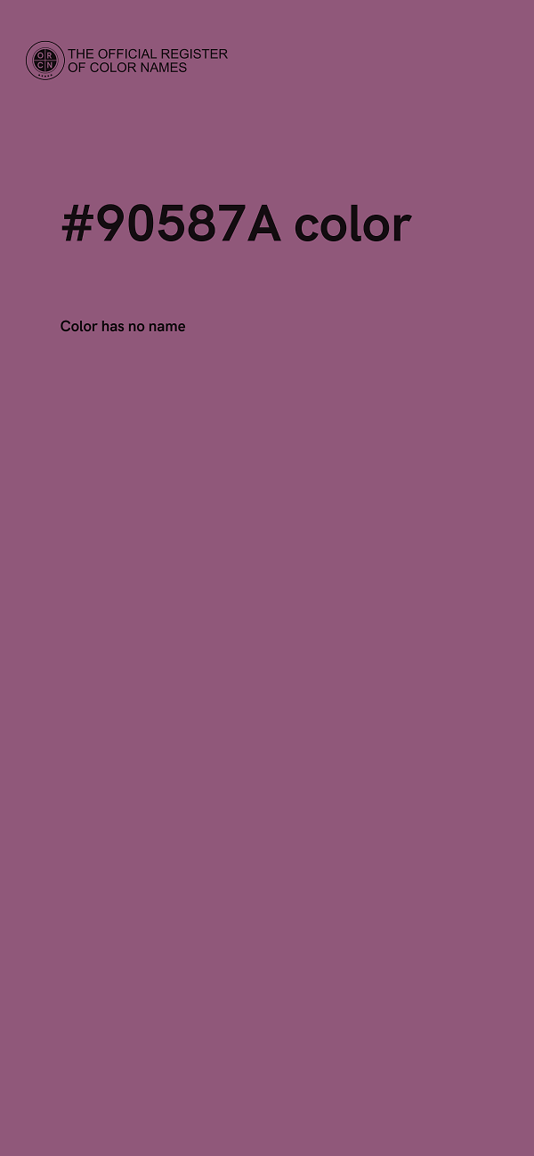 #90587A color image
